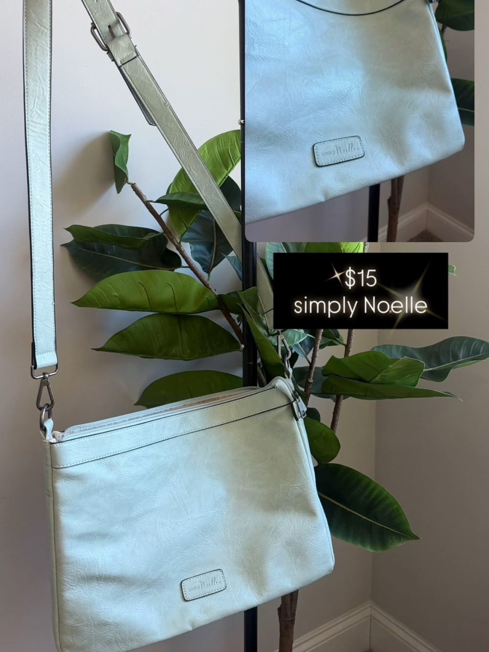 Simply Noelle Light Mint Crossbody Bag